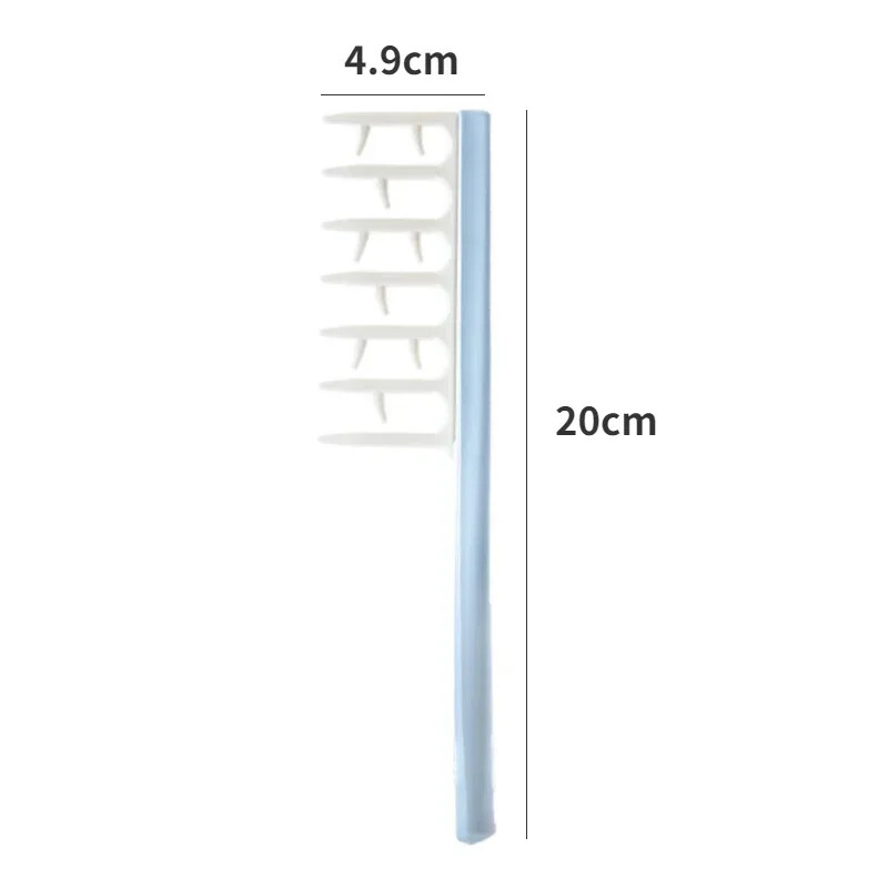 Plaukų formavimas garbanotų pūkuotų šepečių salono galvos masažas Z formos šukavimo šepetys BRUSHWORKS glotninančios nešildomos garbanos šukos Kirpėjo įrankiai