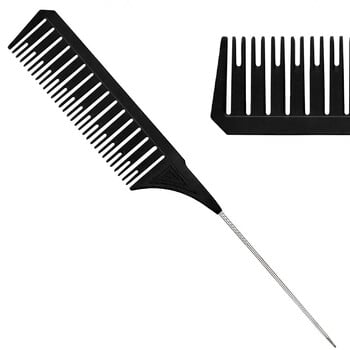 New Highlight Comb Steel Needle Tip-tail Hair Salon Perm βαμμένο αντιστατικό εργαλείο κομμωτηρίου