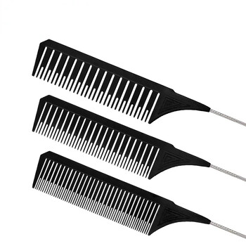 New Highlight Comb Steel Needle Tip-tail Hair Salon Perm βαμμένο αντιστατικό εργαλείο κομμωτηρίου