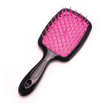 Barbershop Air Cushion Comb Μπλεγμένη χτένα μαλλιών Βούρτσα μαλλιών Αντιστατική κούφια έξω βούρτσες βρεγμένες σγουρές τρίχες Εργαλείο styling