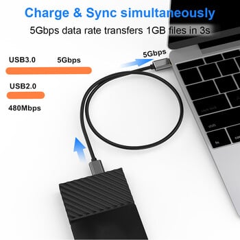 Външен кабел за твърд диск USB Micro B кабел HDD кабел Micro Data кабел SSD Sata кабел за твърд диск Samsung Micro B USB3.0 кабел