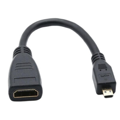 Linie de transmisie de date Micro HDMI la HDMI Cablu 4K 60Hz pentru Raspberry Pi 5/Pi 4 Hero 7 6 A6000 Cameră HDTV 15cm