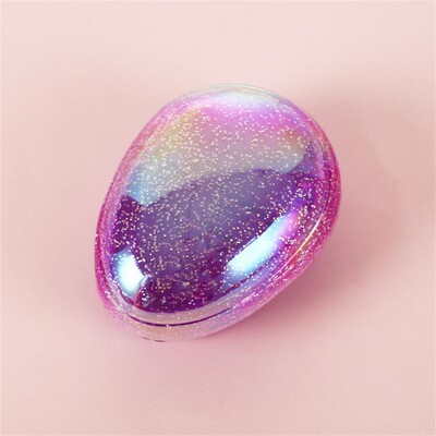 Perie de păr de formă rotundă de ou Mini perie de descurcare a părului Perie de păr moale Piepteni de coafură Instrumente de coafare