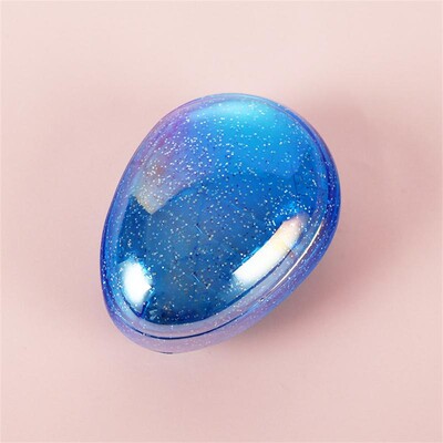 Perie de păr de formă rotundă de ou Mini perie de descurcare a părului Perie de păr moale Piepteni de coafură Instrumente de coafare