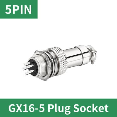Conector GX16 priză metalică pentru aviație 2/3/4/5/6/7/8/9/10pin terminal cablu electric tip fix și tip mobil cap la cap Femeie și bărbat