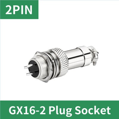 Conector GX16 priză metalică pentru aviație 2/3/4/5/6/7/8/9/10pin terminal cablu electric tip fix și tip mobil cap la cap Femeie și bărbat