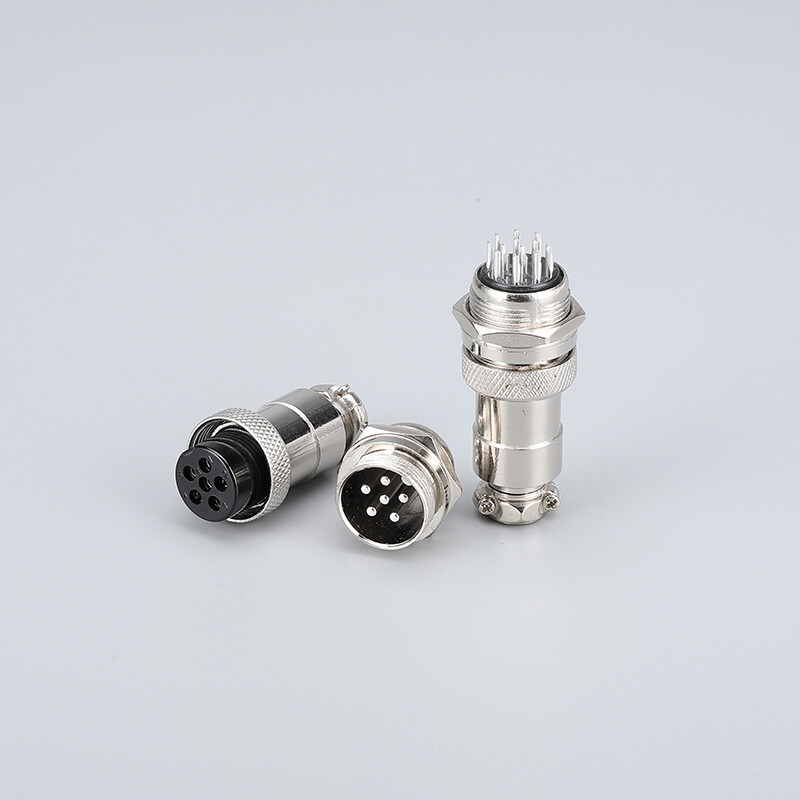 Conector GX16 priză metalică pentru aviație 2/3/4/5/6/7/8/9/10pin terminal cablu electric tip fix și tip mobil cap la cap Femeie și bărbat