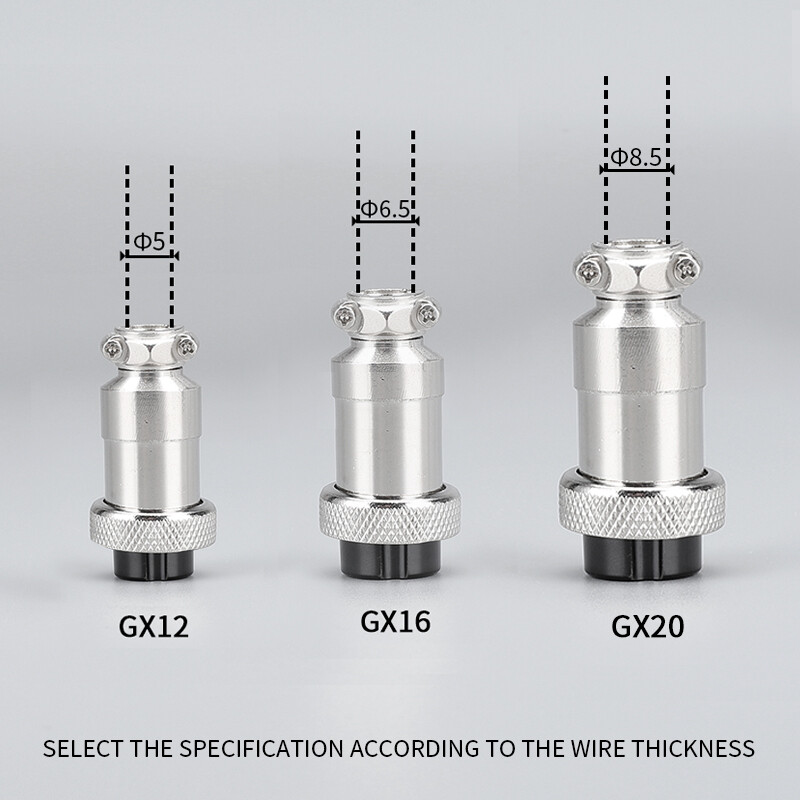 Conector GX16 priză metalică pentru aviație 2/3/4/5/6/7/8/9/10pin terminal cablu electric tip fix și tip mobil cap la cap Femeie și bărbat