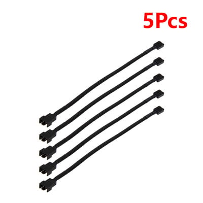 5 buc/lot 4 pini PWM conector de carcasă ventilator cablu de alimentare extensie 26 cm pentru sistem de răcire CPU Compure pentru ventilator carcasa computerului
