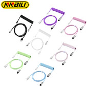 NNBILI NAUJAS mechaninės klaviatūros suvyniotas kabelis USB C klaviatūros laidinė mechaninė klaviatūra Aviator stalinio kompiuterio aviacijos jungtis