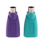 Convertor de înaltă calitate violet + verde tastatură mouse PS2 PS/2 la convertizor adaptor USB pentru tastatură USB mouse accesorii