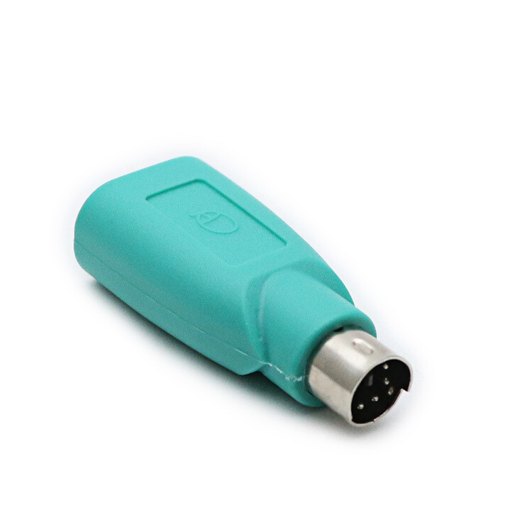 Convertor de înaltă calitate violet + verde tastatură mouse PS2 PS/2 la convertizor adaptor USB pentru tastatură USB mouse accesorii