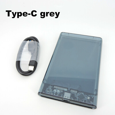 1 τμχ Εξωτερική θήκη hd 2.5 SATA σε USB 3.0 5 Gbps Διαφανής φορητός εξωτερικός σκληρός δίσκος 2.5 hdd Περίβλημα για υπολογιστή Δίσκο SSD Box