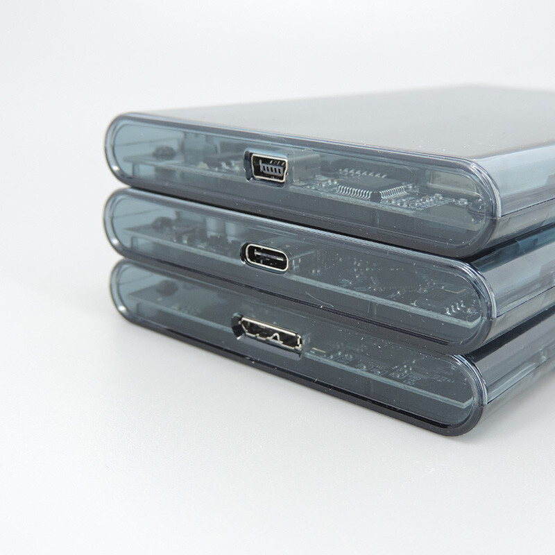 1 τμχ Εξωτερική θήκη hd 2.5 SATA σε USB 3.0 5 Gbps Διαφανής φορητός εξωτερικός σκληρός δίσκος 2.5 hdd Περίβλημα για υπολογιστή Δίσκο SSD Box
