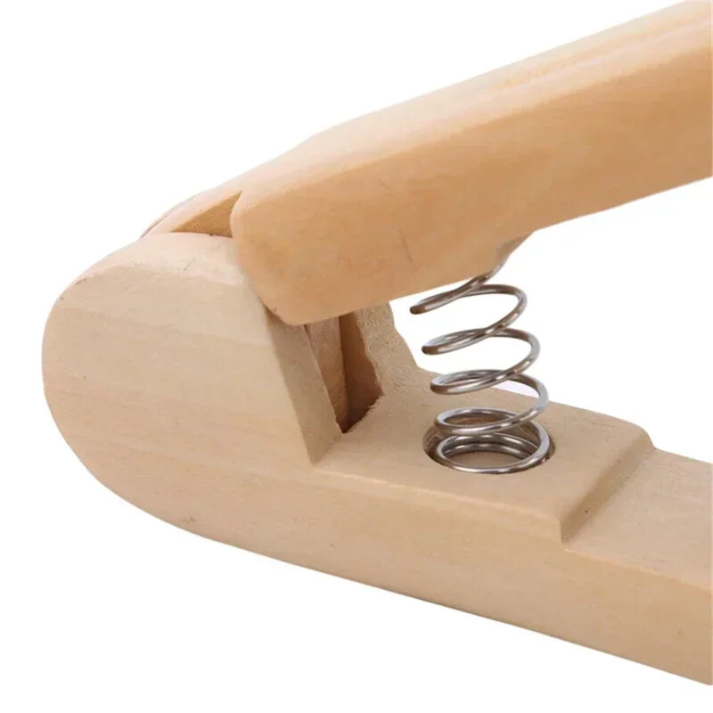 Profesionalni češljevi za ravnanje kose Dvostruke četke Frizerski češljevi V tipa Četka za kosu Drvena ručka Antistatički alati za oblikovanje