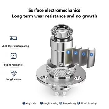 5 бр. GX16 Фланец Тип авиационен щепсел 2/3/4/5/6/7/8/9/10 щифтов мъжки женски фиксиращи кръгли конектори