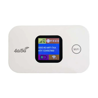 Router WIFI mobil 4G/5G 150Mbps Router wireless 4G LTE 3800mA Modem MiFi portabil de buzunar Hotspot WiFi mobil cu slot pentru card SIM