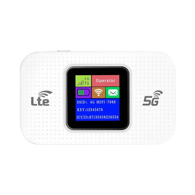 4G/5G mobilais WIFI maršrutētājs 150Mbps 4G LTE bezvadu maršrutētājs 3800mA portatīvais kabatas MiFi modems mobilais WiFi tīklājs ar SIM kartes slotu