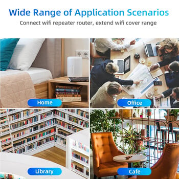 1200Mbps WiFi ретранслатор Безжичен удължител WiFi усилвател 5G 2.4G двубандов мрежов усилвател Сигнал с дълъг обхват WiFi рутер Начало