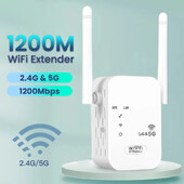 5G WiFi átjátszó Wi-fi erősítő jel Wifi bővítő hálózati erősítő 1200Mbps 5 Ghz nagy hatótávolságú vezeték nélküli Wi-fi átjátszó