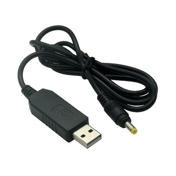 1M USB към DC 4.0 1,7 мм линия за усилване на мощността DC 5V към DC 5V 9V 12V Модул за стъпка нагоре, USB преобразувател, адаптерен кабел 1,7 x 4,0 mm щепсел кабел