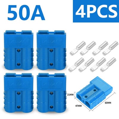 4 ΤΕΜ για Anderson Plug 50A 120A Terminal Charging Battery Plug Anderson Connector