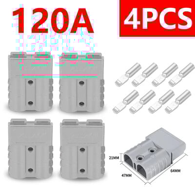 4 ΤΕΜ για Anderson Plug 50A 120A Terminal Charging Battery Plug Anderson Connector