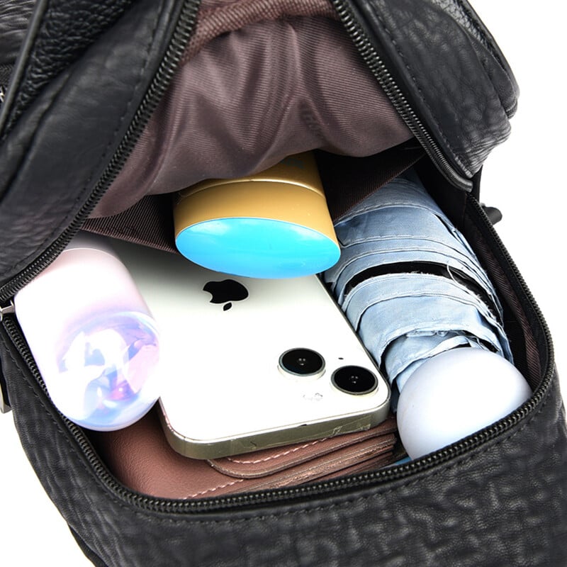 Dámska módna trendová taška z mäkkej kože z roku 2024, vysoko kvalitná, retro dámska crossbody taška, dievčenská cestovná nákupná peňaženka, taška A, hlavná