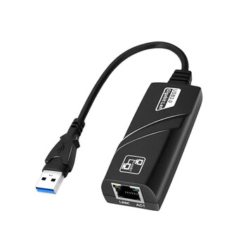 10/100/1000Mbps USB 3.0 Ενσύρματο USB TypeC σε Rj45 Lan Adapter Ethernet Κάρτα δικτύου για υπολογιστή Macbook Windows Laptop