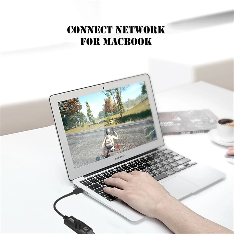 10/100/1000Mbps USB 3.0 cu fir USB TypeC la Rj45 Lan Ethernet Adaptor Placă de rețea pentru PC Macbook Windows Laptop