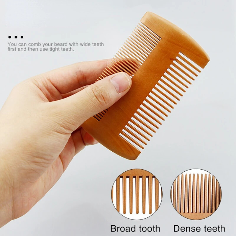 2db/szett vaddisznósörtéjű férfi borotvakefe Hordozható borotválkozó természetes szakállkefe arctisztító eszközökhöz formázó eszköz