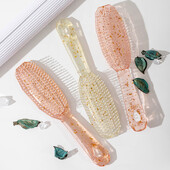 Διάφανες γυαλιστερές χτένες για κορίτσια Μαλλιά τριχωτό της κεφαλής Μασάζ χτένα Βούρτσα μαλλιών Μαξιλάρι αέρα Βούρτσα Γυναικεία Κομμωτήριο Κομμωτήριο Εργαλεία styling Δώρο