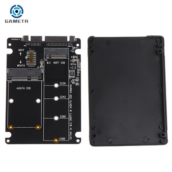 SATA 60Gbps към M2 NGFF SATA SSD MSATA SSD адаптер MSATA към SATA M.2 NGFF към SATA Адаптерна платка за твърд диск