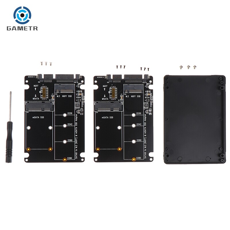 SATA 60 Gbps - M2 NGFF SATA SSD MSATA SSD adapter MSATA - SATA M.2 NGFF - SATA merevlemez adapterkártya