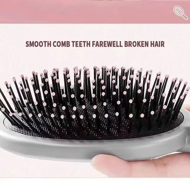 Lahutav juuksehari lainelistele/lokkistele juustele - Masseeriv märgade juuste kamm, märjad/kuivad/õlilised/paksud juuksed – õrn peanahale ja juustele