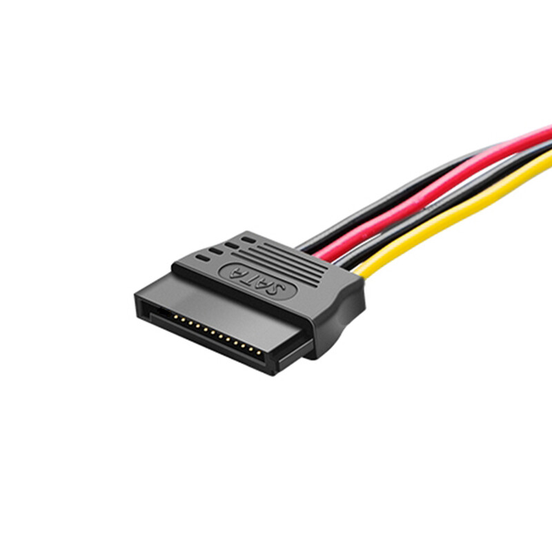 IDE Molex 4 pin σε SATA 2 Καλώδιο προσαρμογέα ρεύματος σειριακού σκληρού δίσκου Σύνδεση σκληρού δίσκου Αρσενικό σε θηλυκό Καλώδιο επέκτασης Molex SATA