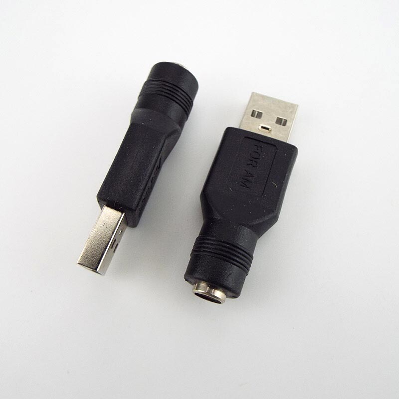 Nuolatinės srovės maitinimo lizdas 5,5 * 2,1 mm Į USB 2.0 Vyriškas mirco tipo c kištukas Female lizdas 5 V jungties keitiklio adapteris nešiojamam kompiuteriui