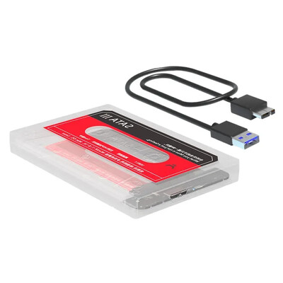 Carcasă hard disk externă de 2,5" USB 3.0 SATA HDD și SSD Carcasă hard disk cutie pentru computer, laptop, smartphone, harddisk