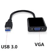 USB 3.0 į VGA adapterio kabelio keitiklis iš USB 3.0 į VGA adapterį, skirtą asmeniniam kompiuteriui HDTV Kompiuterinis projektorius TV