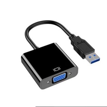 USB 3.0 към VGA преходен кабел Преобразувател мъжки към женски USB 3.0 към VGA преходен преобразувател за компютър HDTV компютър проектор телевизор