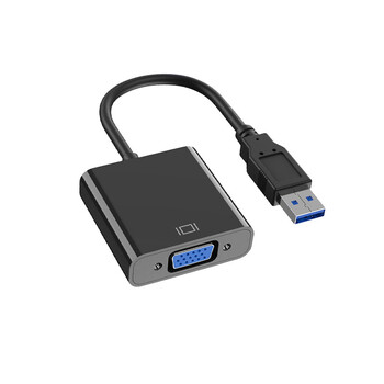 USB 3.0 към VGA преходен кабел Преобразувател мъжки към женски USB 3.0 към VGA преходен преобразувател за компютър HDTV компютър проектор телевизор