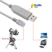 Celestron Nexstar rankinio valdymo USB RS232 serijos į RJ9 4P4C programinės įrangos atnaujinimo laidas, skirtas Celestron Nextstar rankiniam valdymui