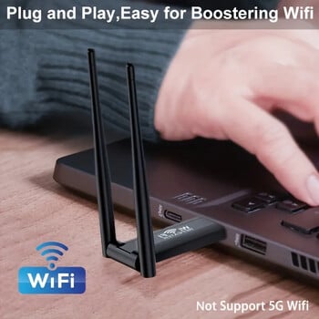 300Mbps 2.4G USB безжичен WiFi ретранслатор Extender Router WiFi сигнален усилвател Booster Long Range Wi-Fi Repeater Access Point