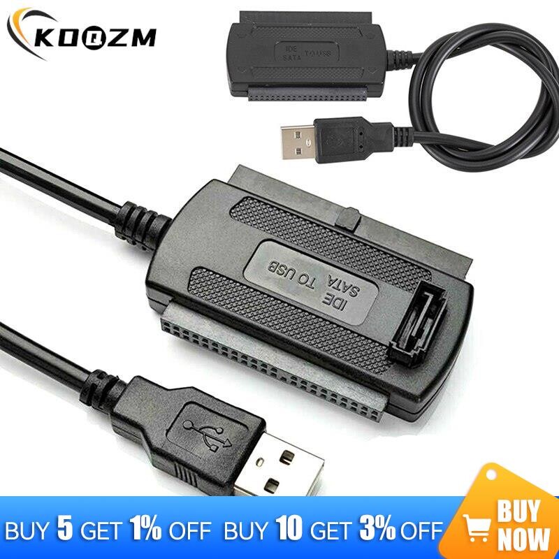 Cablu convertor adaptor USB 2.0 la IDE SATA pentru hard disk HD de 2,5 3,5 inchi