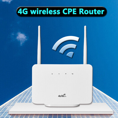 Μόντεμ 4G LTE CPE Router 300Mbps Δρομολογητής 4G Ασύρματο μόντεμ Εξωτερική κεραία με υποδοχή κάρτας Sim Βύσμα ΕΕ για εργασία στο σπίτι