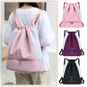 Új húzózsinóros hátizsák női szabadidő utazás sport váll koreai divat nejlon szövettáska fitness táska teknős hátizsák