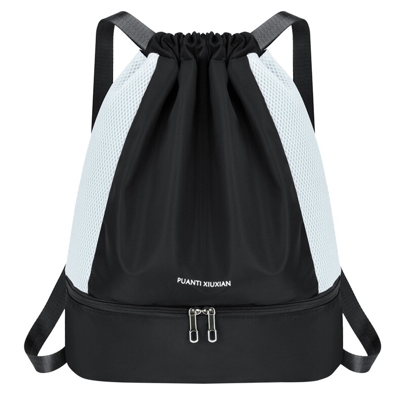 Új húzózsinóros hátizsák női szabadidő utazás sport váll koreai divat nejlon szövettáska fitness táska teknős hátizsák