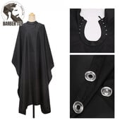 Πανί κούρεμα με λαιμόκοψη υφασμάτινο φόρεμα κομμωτηρίου με κρυφή πόρπη αδιάβροχη ποδιά κομμωτηρίου Προμήθειες κουρείου