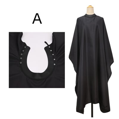 Πανί κούρεμα με λαιμόκοψη υφασμάτινο φόρεμα κομμωτηρίου με κρυφή πόρπη αδιάβροχη ποδιά κομμωτηρίου Προμήθειες κουρείου