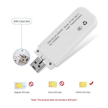 LDW931 Lte рутер модем 4G Wifi SIM карта Dongle Преносим мобилен Wifi Uif Plug and Play Подходящ за Европа Корея Русия